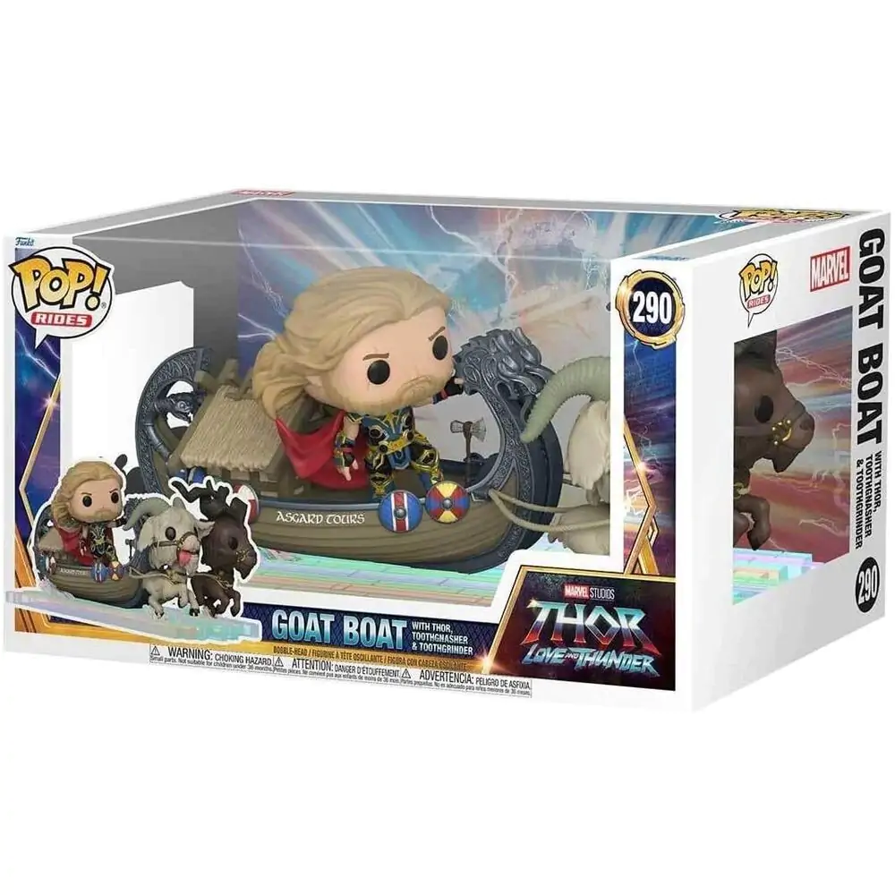 POP! Rides Super Deluxe Vinyl figure Thor &amp; Goat Boat 13 cm termékfotó