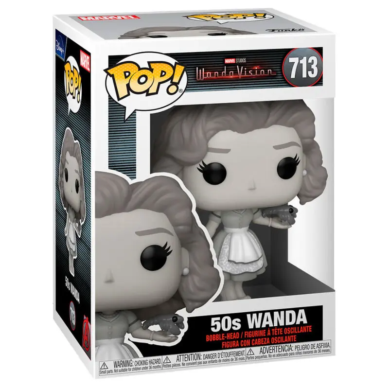 WandaVision POP! TV Vinyl Figura Wanda (50s) 9 cm termékfotó