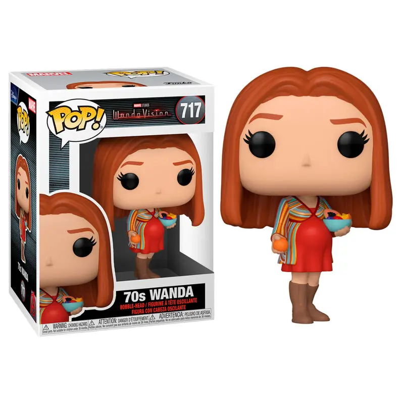 WandaVision POP! TV Vinyl Figurka Wanda (70-es évek) 9 cm termékfotó