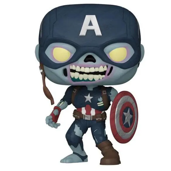 POP figúrka Marvel What If Zombie Captain America exkluzívne 25cm termékfotó