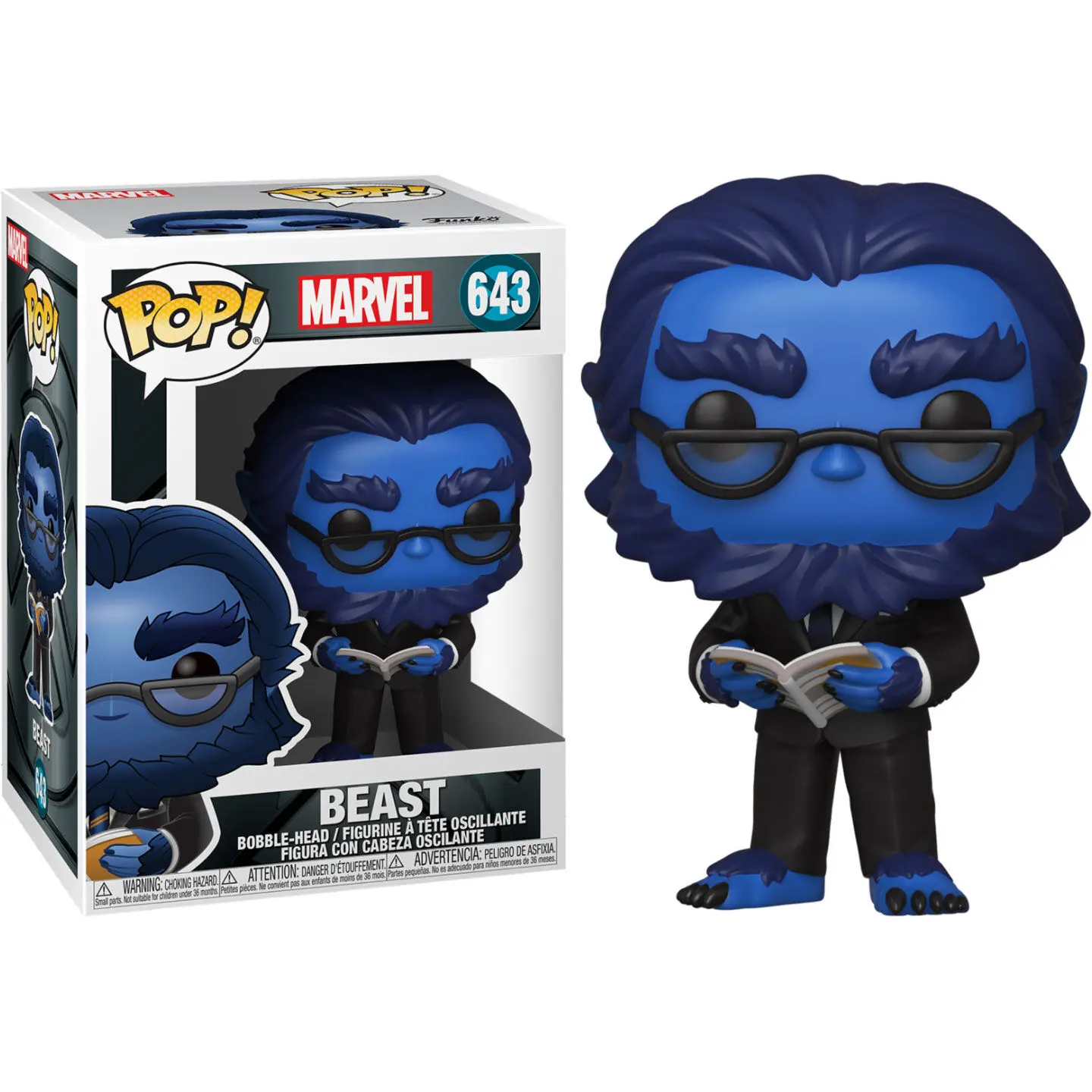 X-Men 20th Anniversary POP! Marvel Vinyl figura Beast 9 cm termékfotó