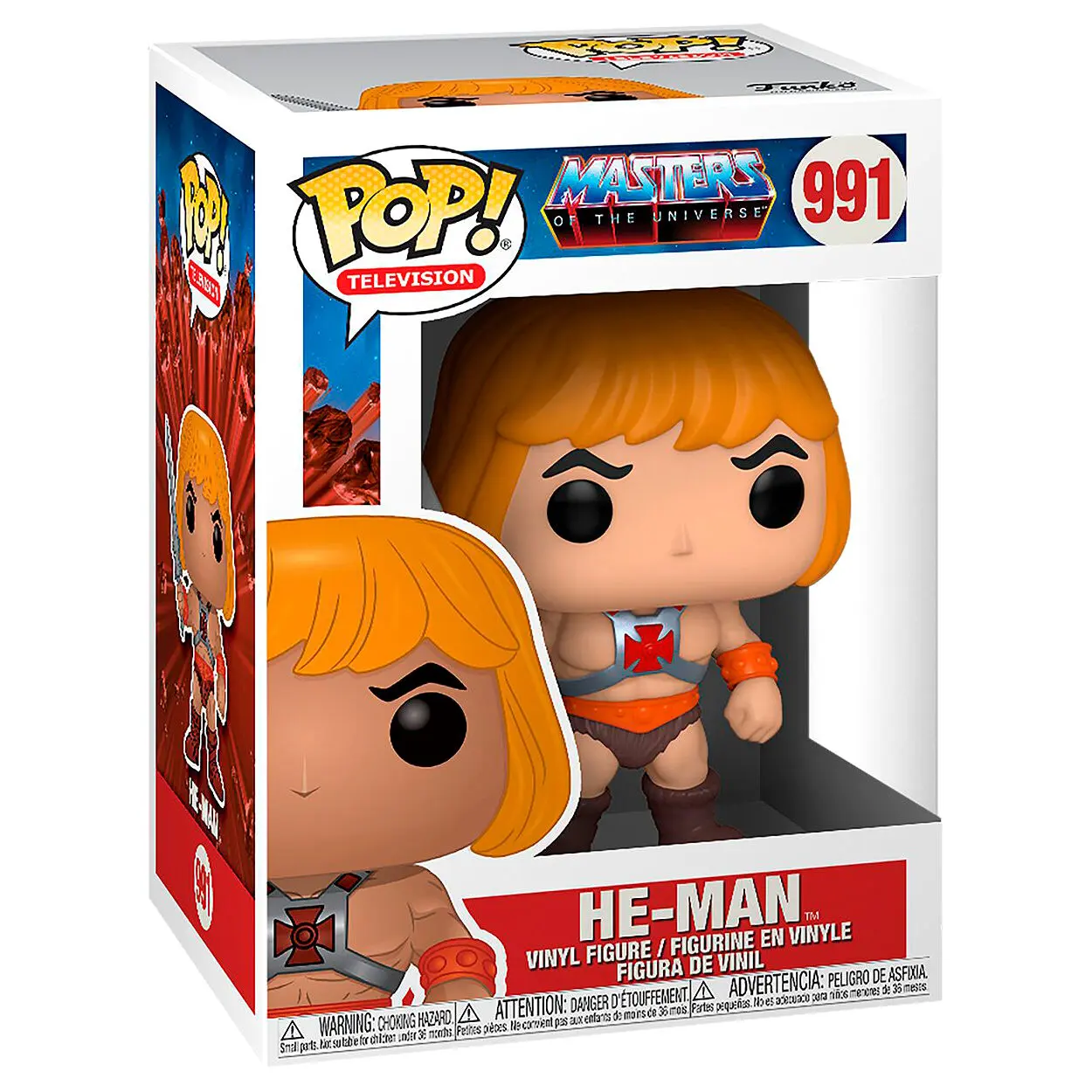 Masters of the Universe POP! Animácia vinylelová figúrka He-Man 9 cm termékfotó