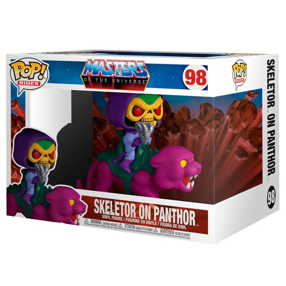 Masters of the Universe POP! Rides Vinyl Figúrka Skeletor na Panthore 18 cm termékfotó