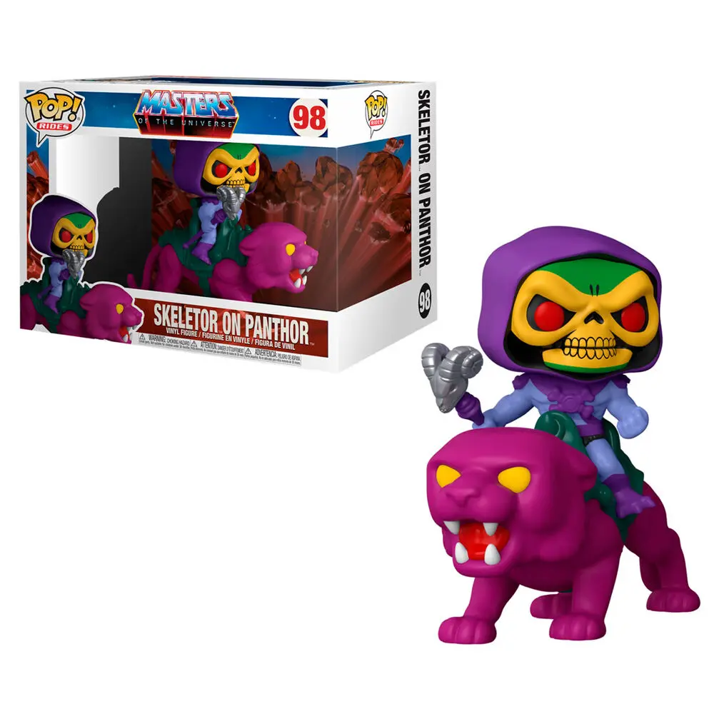 Masters of the Universe POP! Rides Vinyl Figúrka Skeletor na Panthore 18 cm termékfotó