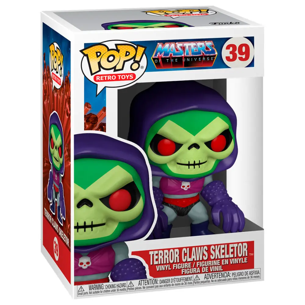 Masters of the Universe POP! Animation vinylová figurka Skeletor w/Terror Claws 9 cm termékfotó