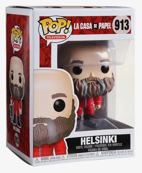 Money Heist POP! TV vinyl figura Helsinki 9 cm termékfotó