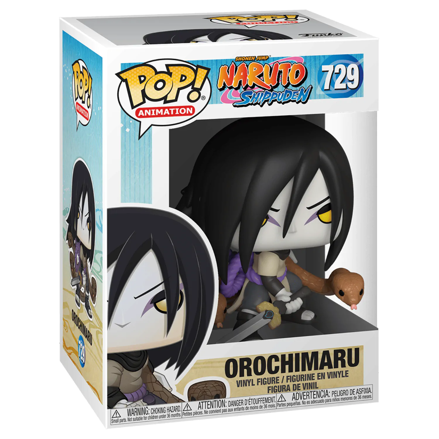 Naruto POP! Animation Vinylová figúrka Orochimaru 9 cm produktová fotografia