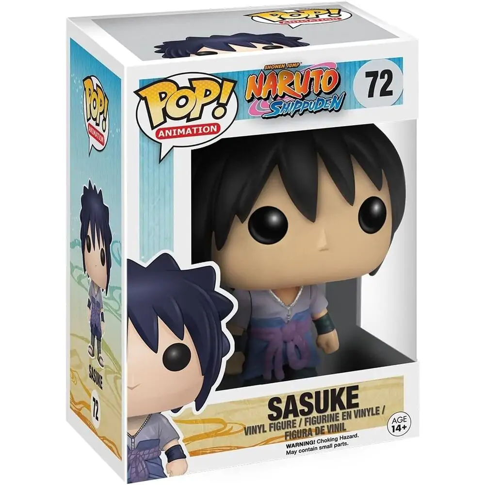 Naruto Shippuden POP! Animation Vinylová figúrka Sasuke 9 cm termékfotó