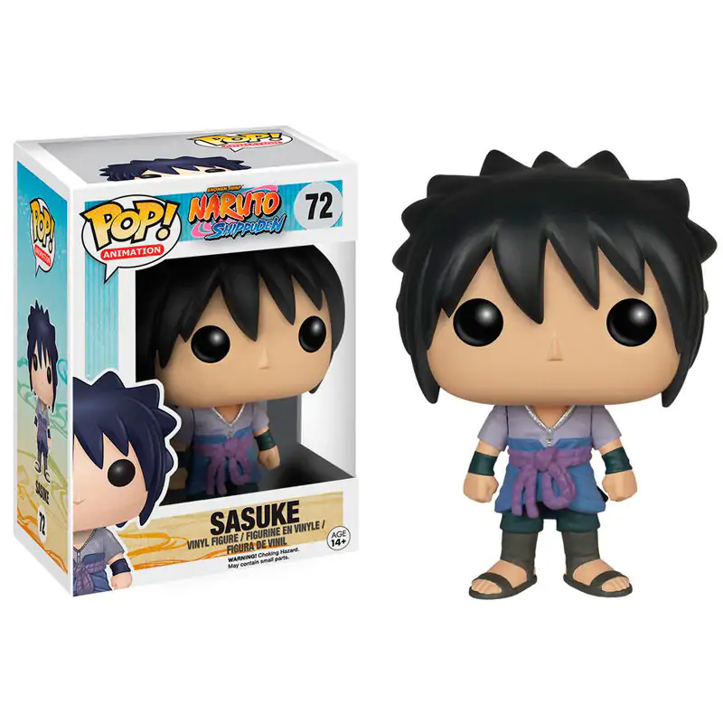 Naruto Shippuden POP! Animation Vinylová figúrka Sasuke 9 cm termékfotó