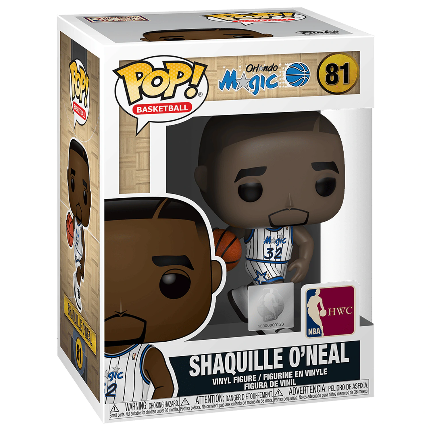 NBA Legends POP! Sports Vinylová figúrka Shaquille O'Neal (Magic home) 9 cm produktová fotografia