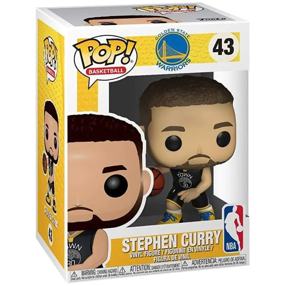 NBA POP! Sports Vinylová figúrka Stephen Curry (Warriors) 9 cm produktová fotografia