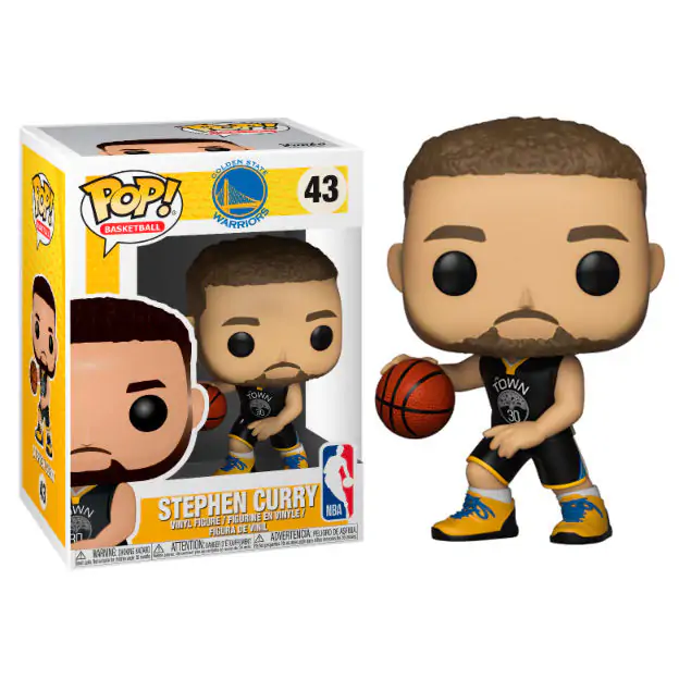 NBA POP! Sports Vinylová figúrka Stephen Curry (Warriors) 9 cm produktová fotografia
