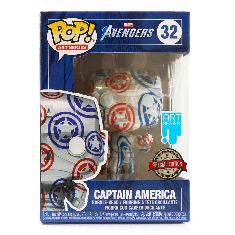 POP figúrka Patriotic Age Captain America Exclusive produktová fotografia