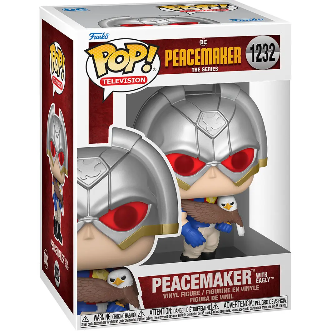 Peacemaker POP! TV Vinyl Figurka Peacemaker s Eagly 9 cm termékfotó