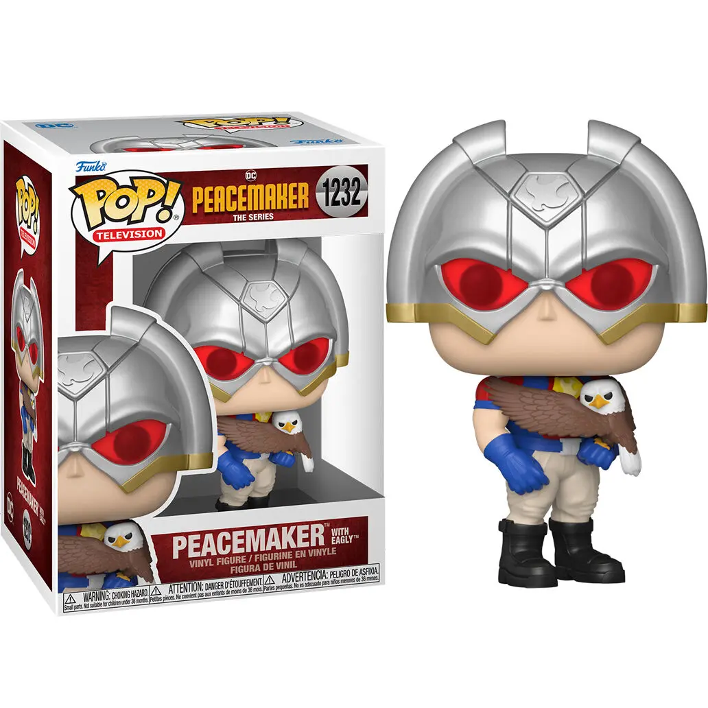 Peacemaker POP! TV Vinyl Figurka Peacemaker s Eagly 9 cm termékfotó