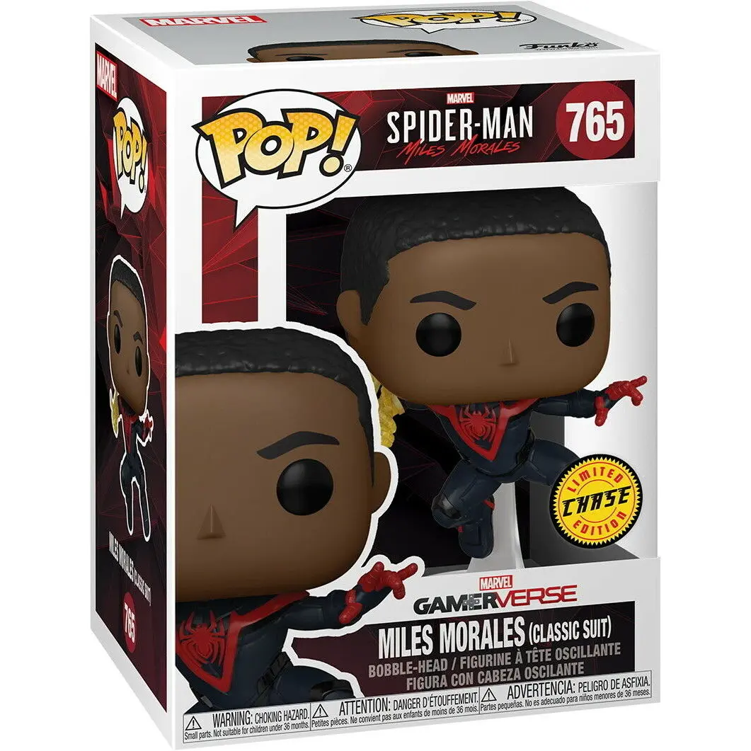 POP figúrka Spiderman Miles Morales Classic Suit Chase termékfotó