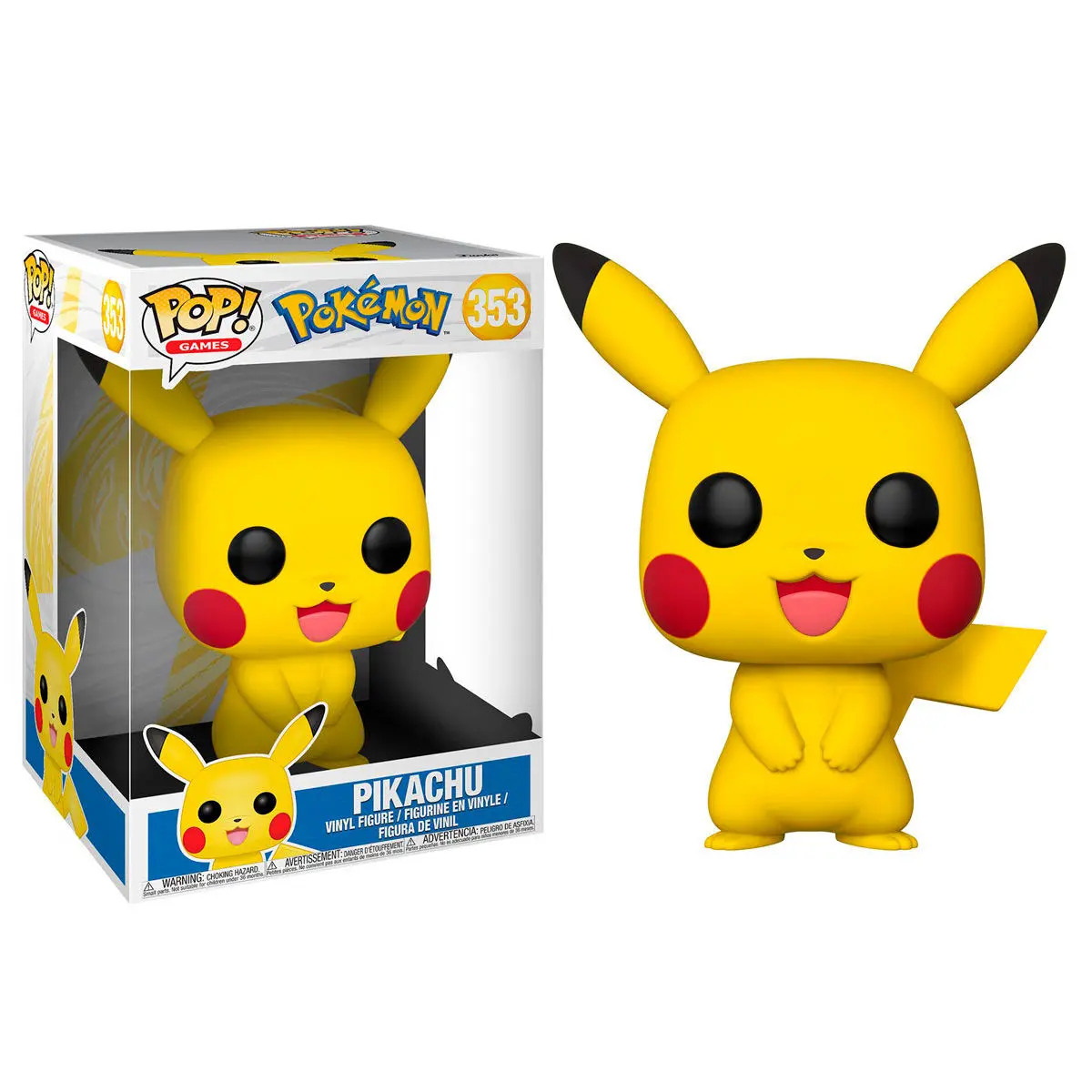 Pokémon Super Sized POP! Games Vinyl Figúrka Pikachu 25 cm termékfotó