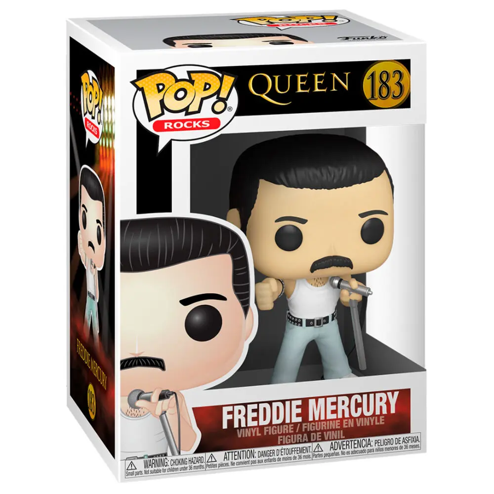 Queen POP! Rocks Vinilová figúrka Freddie Mercury Radio Gaga 9 cm termékfotó