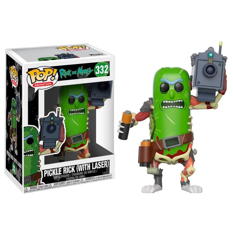 Rick and Morty POP! Animation Vinylová figúrka Pickle Rick s Laserom 9 cm produktová fotografia