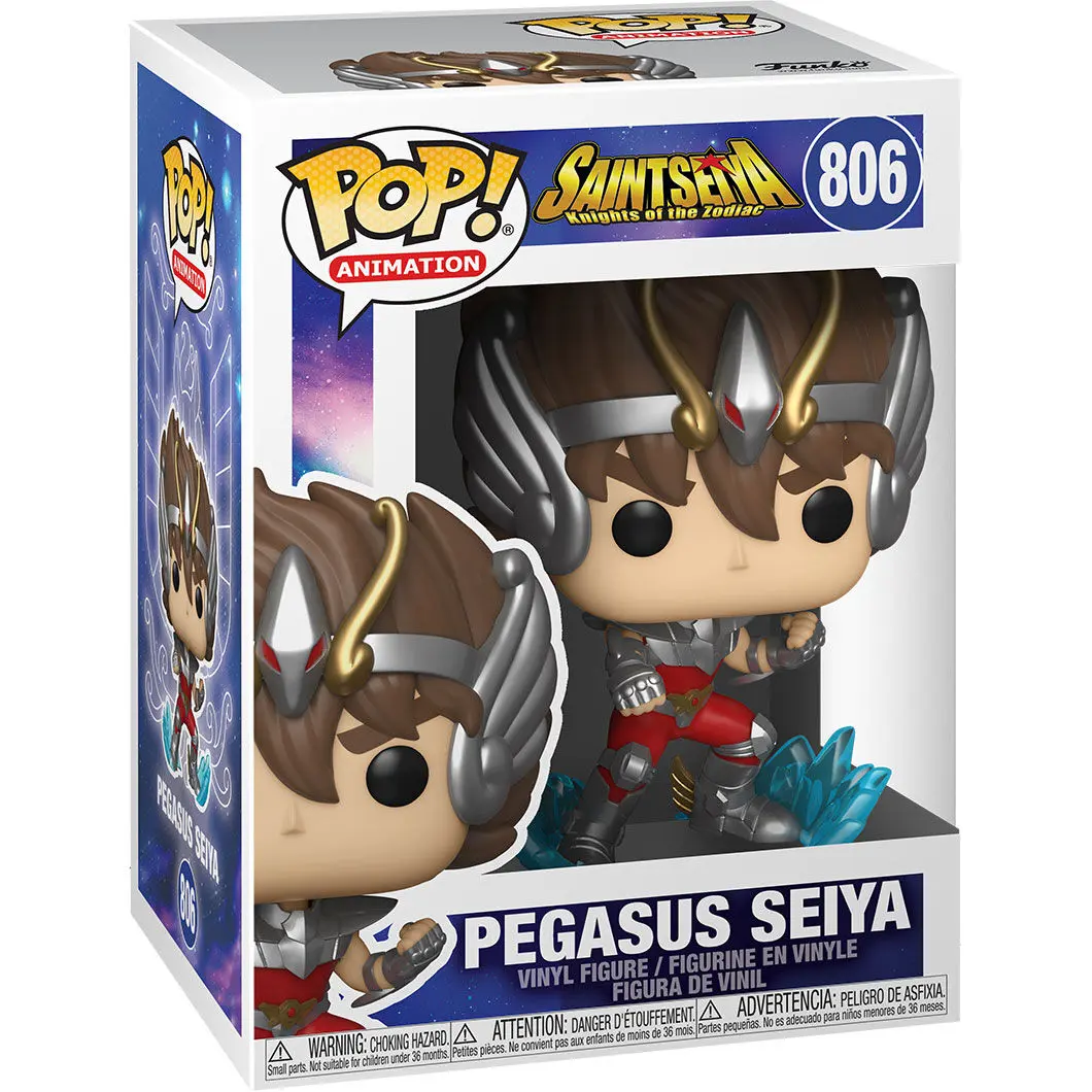 Saint Seiya POP! Animačná vinylová figura Pegasus Seiya 9 cm termékfotó