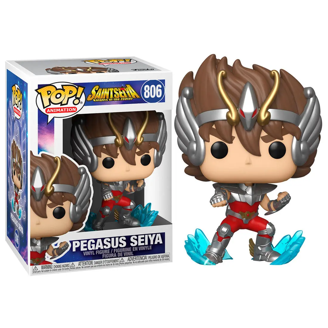 Saint Seiya POP! Animačná vinylová figura Pegasus Seiya 9 cm termékfotó