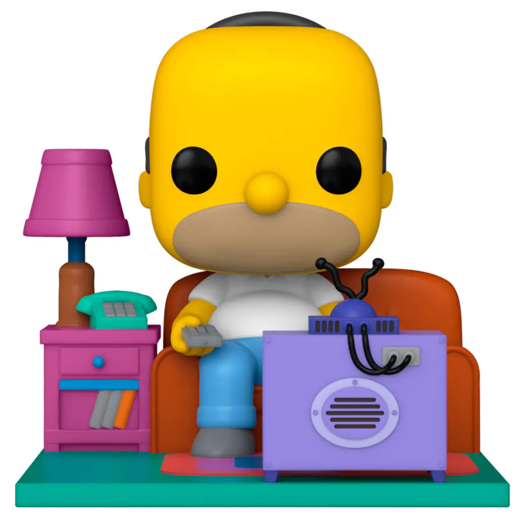 Simpsons POP! Deluxe vinylová figúrka Homer Watching TV 18 cm produktová fotografia