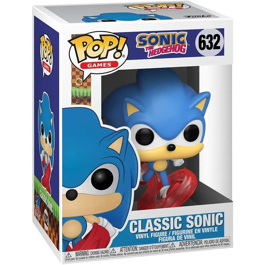 Sonic the Hedgehog POP! Games Vinyl Figúrka Sonic 30th - Running Sonic 9 cm termékfotó