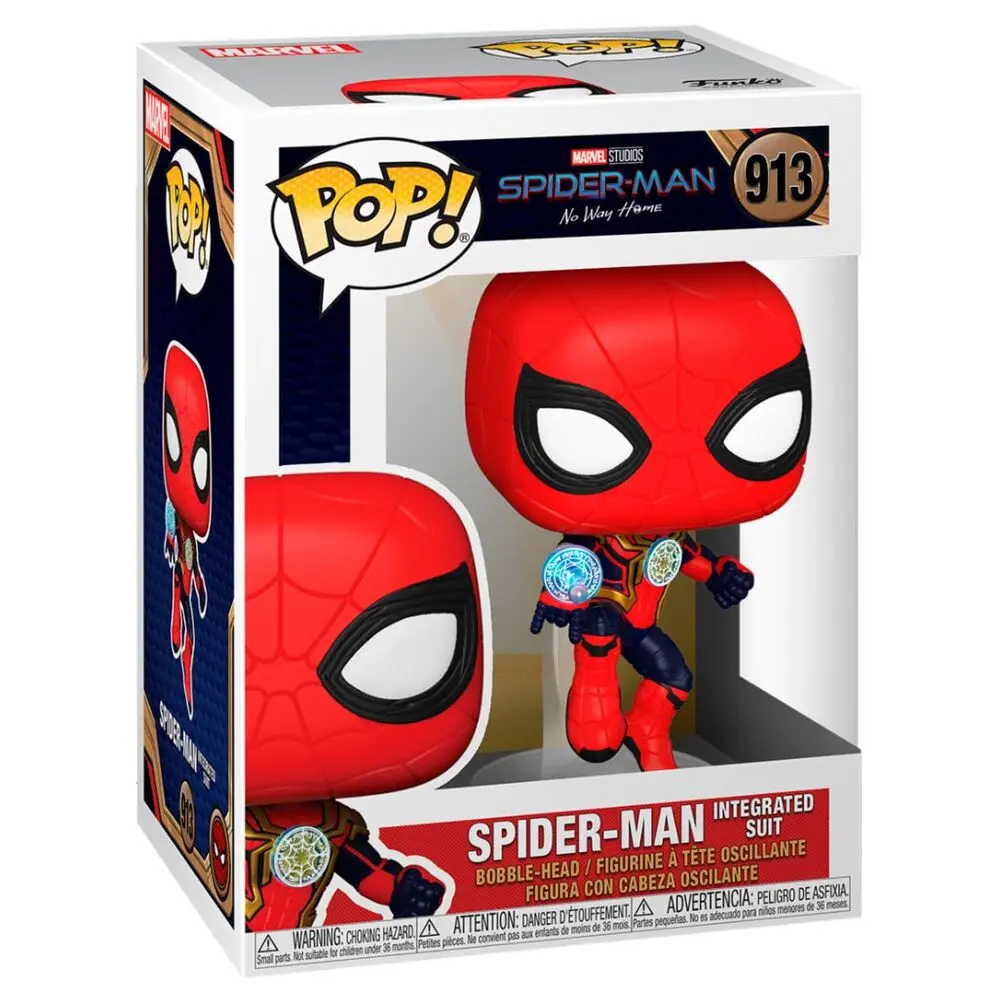 Spider-Man: No Way Home POP! Vinyl figúrka Spider-Man (Integrated Suit) 9 cm termékfotó