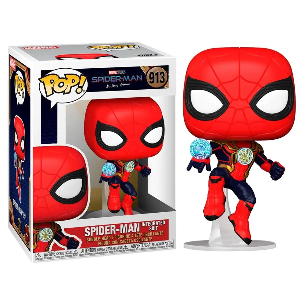 Spider-Man: No Way Home POP! Vinyl figúrka Spider-Man (Integrated Suit) 9 cm termékfotó