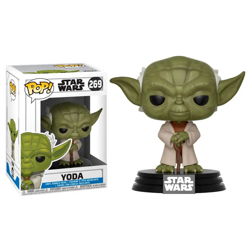 Star Wars Clone Wars POP! vinylová bobble-head figura Yoda 9 cm termékfotó