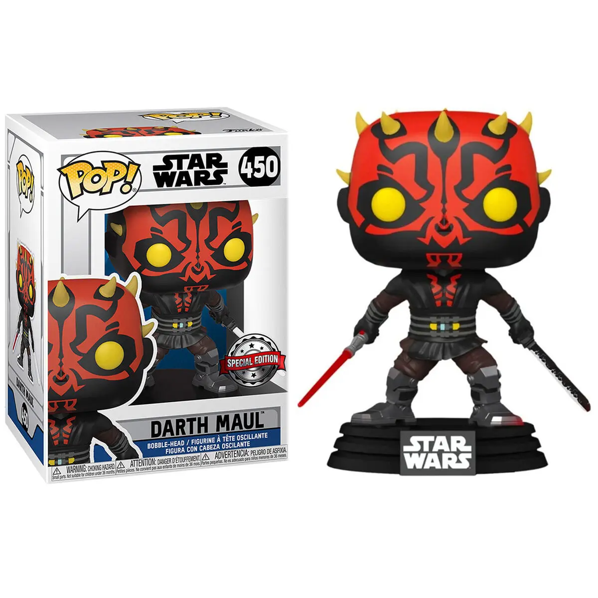 POP figúrka Star Wars Darth Maul with Saber Exclusive termékfotó