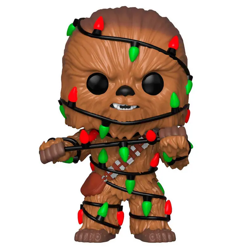 POP figúrka Star Wars Holiday Chewie so svetlami produktová fotografia