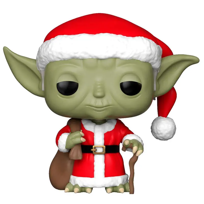 POP figúrka Star Wars Holiday Santa Yoda [9 cm] termékfotó