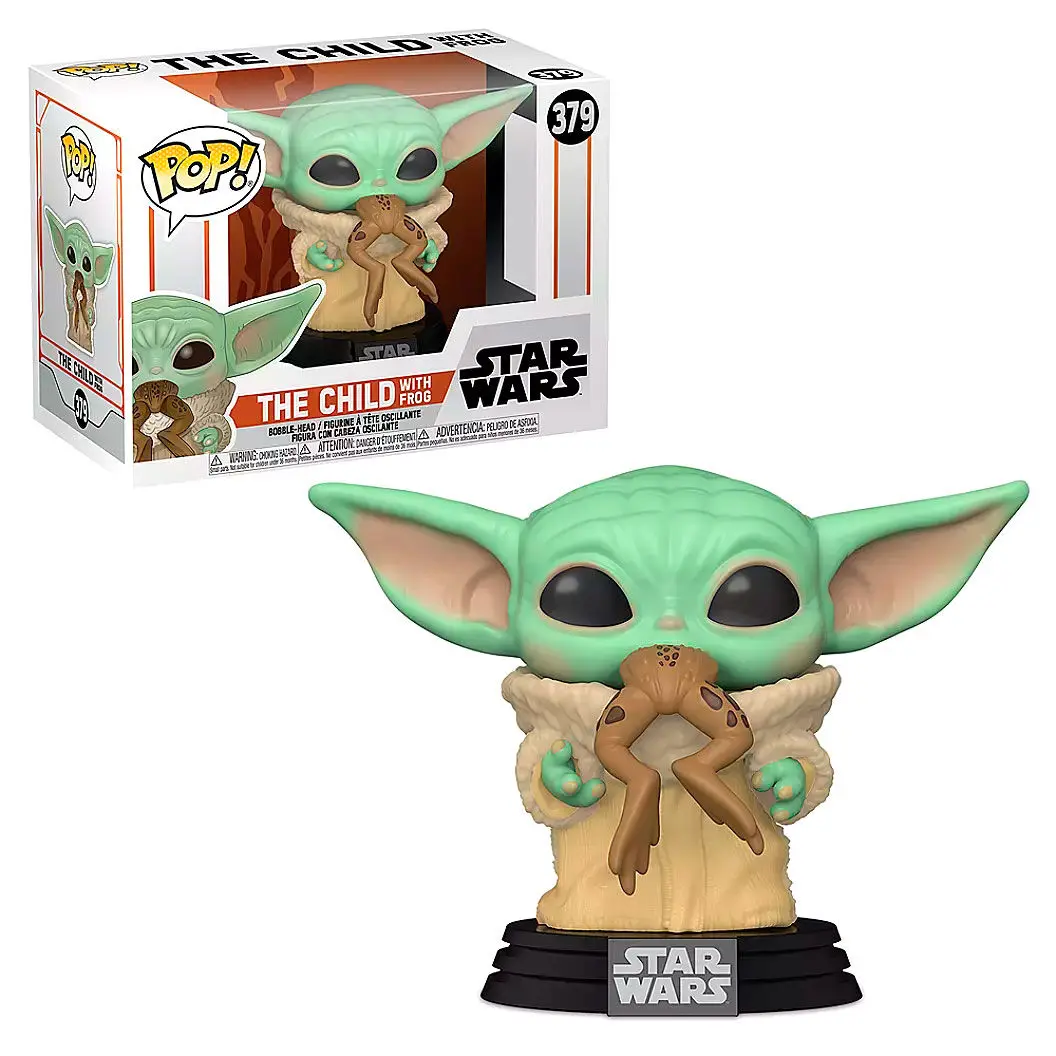 Star Wars The Mandalorian POP! TV Vinyl figúrka The Child w/ Frog 9 cm termékfotó