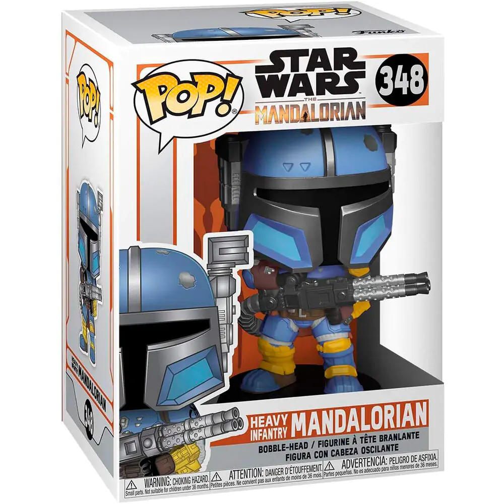 Star Wars The Mandalorian POP! TV Vinyl figúrka Heavy Infantry Mandaloria 9 cm termékfotó