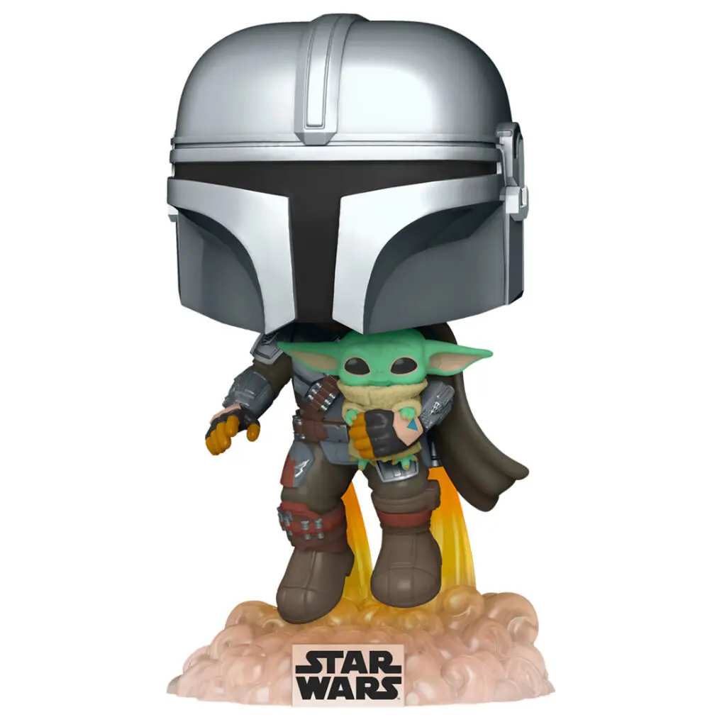 Star Wars The Mandalorian POP! TV Vinyl figurka Mando Flying w/ Jet Pack 9 cm termékfotó