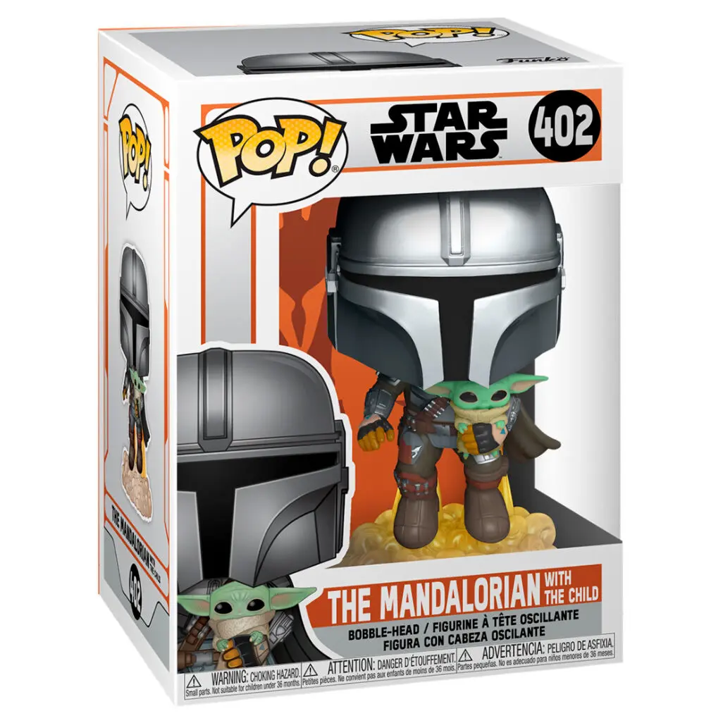 Star Wars The Mandalorian POP! TV Vinyl figurka Mando Flying w/ Jet Pack 9 cm termékfotó