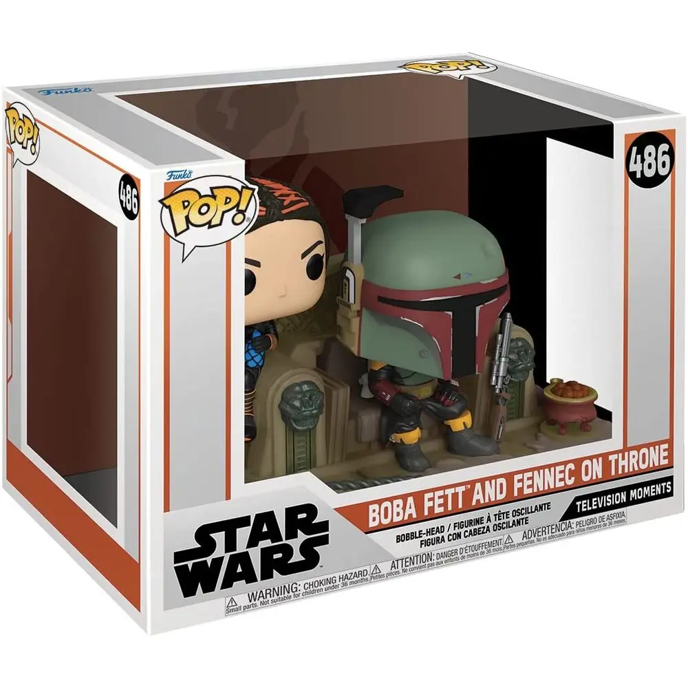 The Mandalorian POP Moment! Vinilové figúrky 2-ky Boba Fett & Fennic Shand 9 cm termékfotó