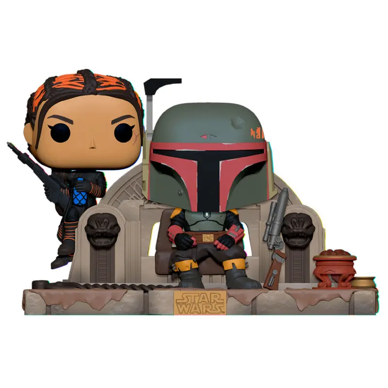 The Mandalorian POP Moment! Vinilové figúrky 2-ky Boba Fett & Fennic Shand 9 cm termékfotó