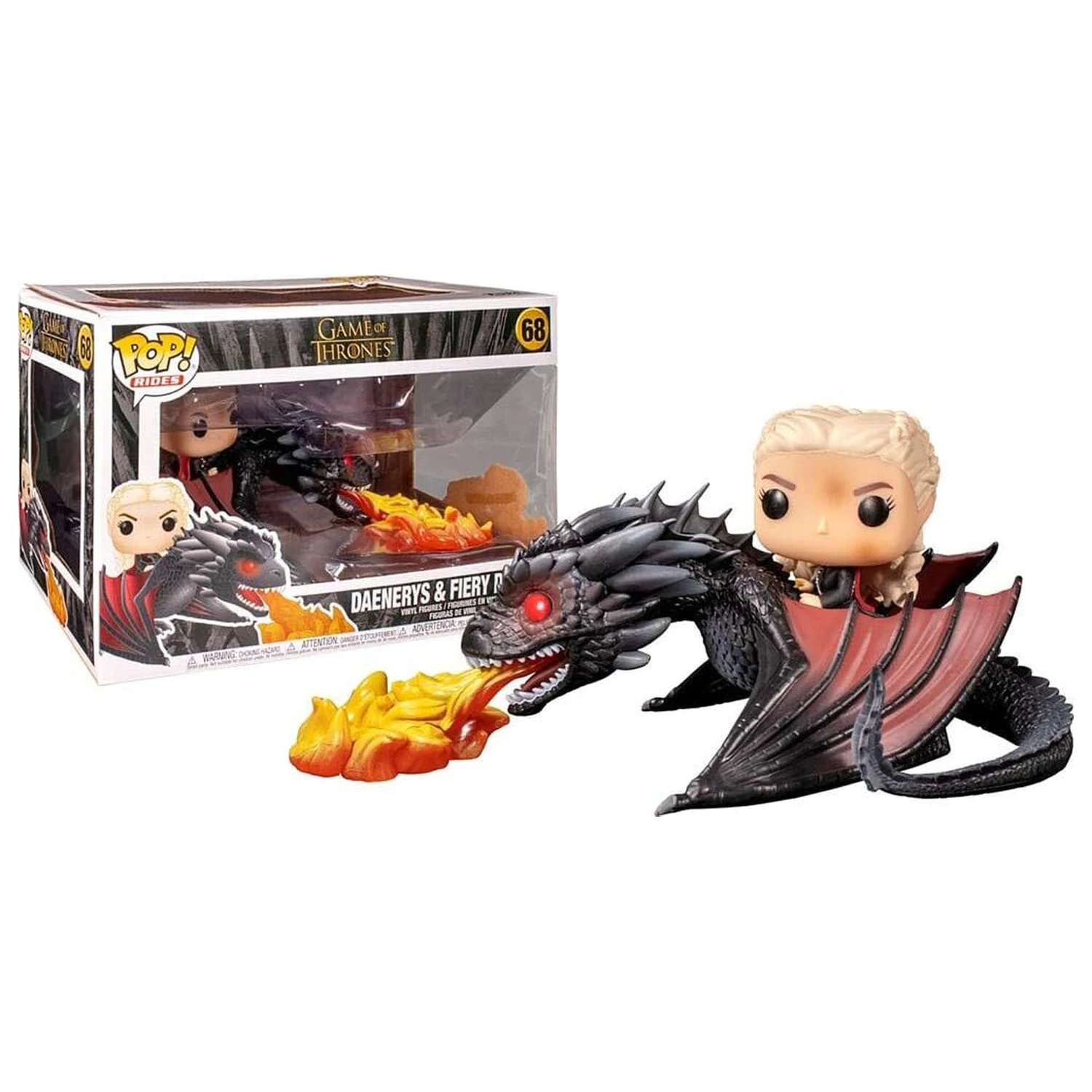 POP figúrka Game of Thrones Daenerys on Fiery Drogon produktová fotografia