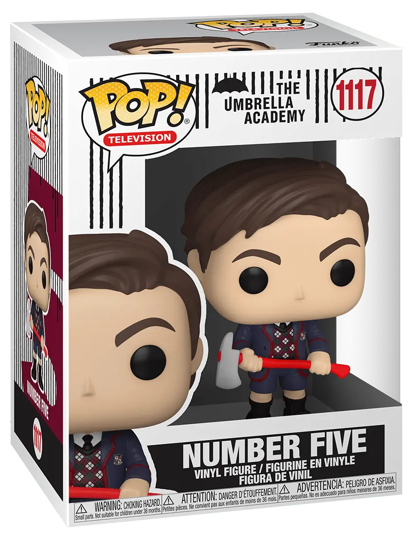 POP! TV vinylová figúrka The Umbrella Academy - 5-ös szám, 9 cm termékfotó