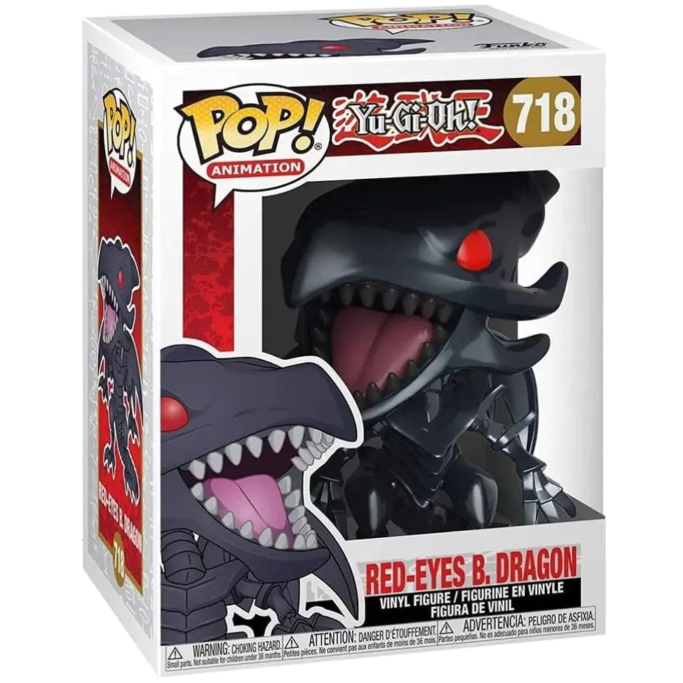 Yu-Gi-Oh! Pop! Animation Vinylová figúrka Red-Eyes Black Dragon 9 cm produktová fotografia