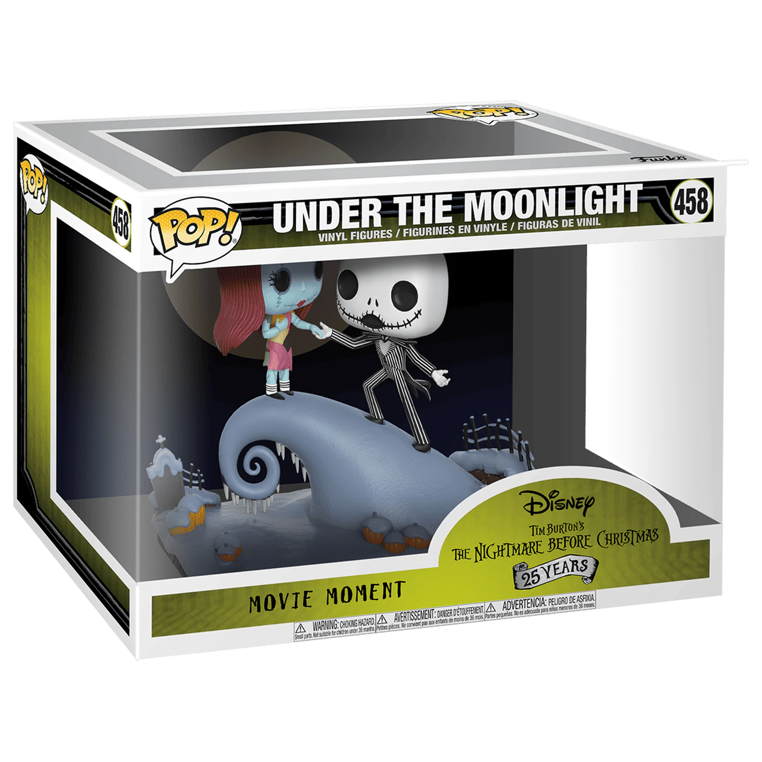 Nightmare before Christmas POP! Movie Moments vinylová bobble-head súprava 2 kusov Jack & Sally 9 cm produktová fotografia