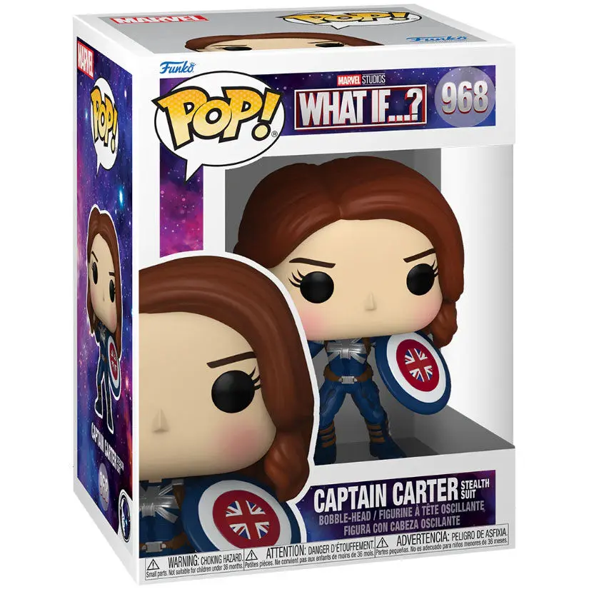 What If...? POP! Animation Vinyl Figúrka Captain Carter (Stealth) 9 cm termékfotó