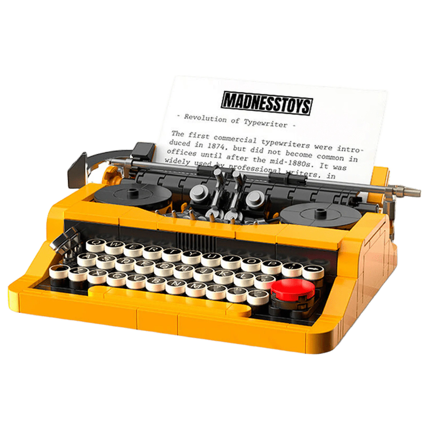 POP Series Stavebnica 1980 Typewriter 254 kusov produktová fotografia
