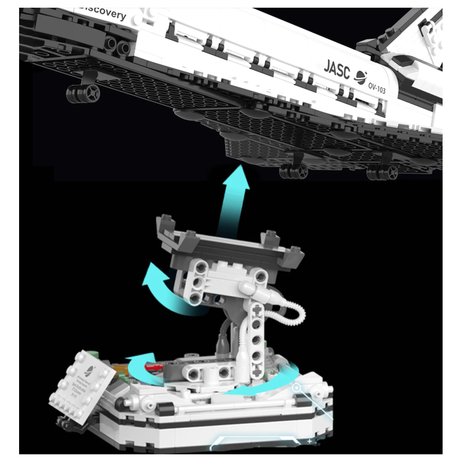 POP SERIES Stavebnica Space Shuttle 950 ks produktová fotografia