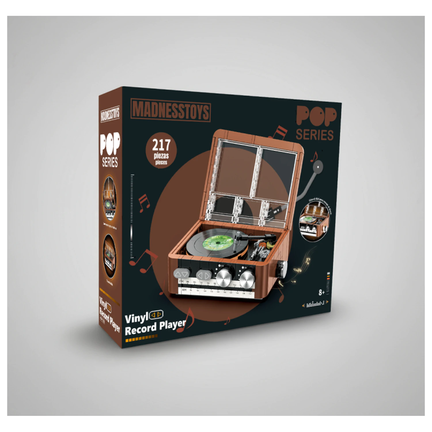 POP! Series Construction Kit Vinylový gramofón 217 ks produktová fotografia