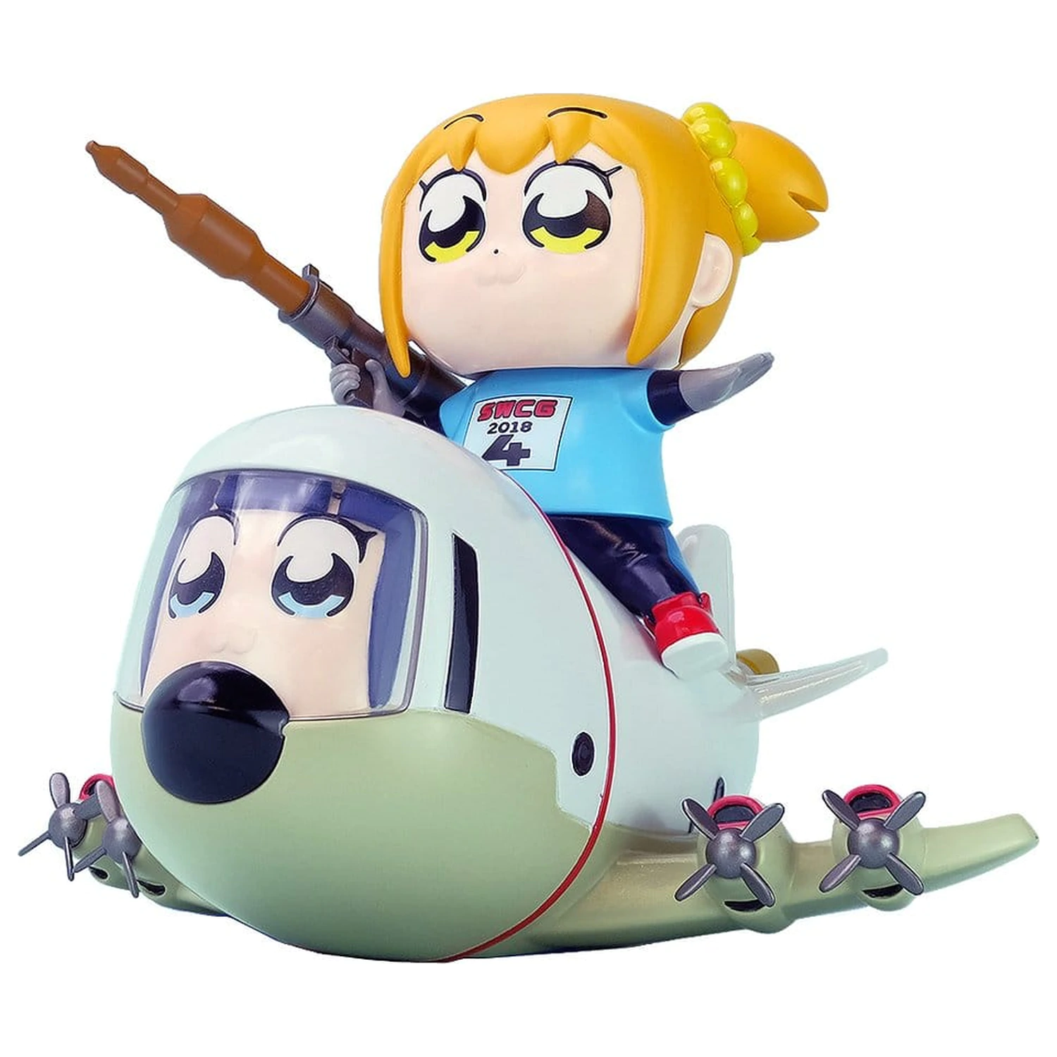 Pop Team Epic Chibi Creature vinylové figúrky 2-balenie POPUKO & PIPIMI: Skeleton Competition Ver. produktová fotografia