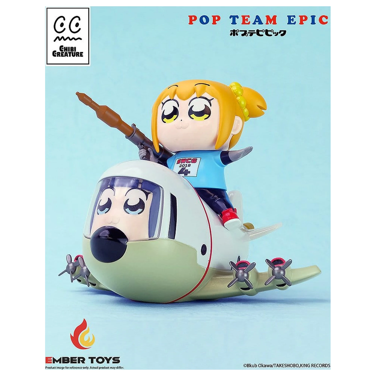 Pop Team Epic Chibi Creature vinylové figúrky 2-balenie POPUKO & PIPIMI: Skeleton Competition Ver. produktová fotografia