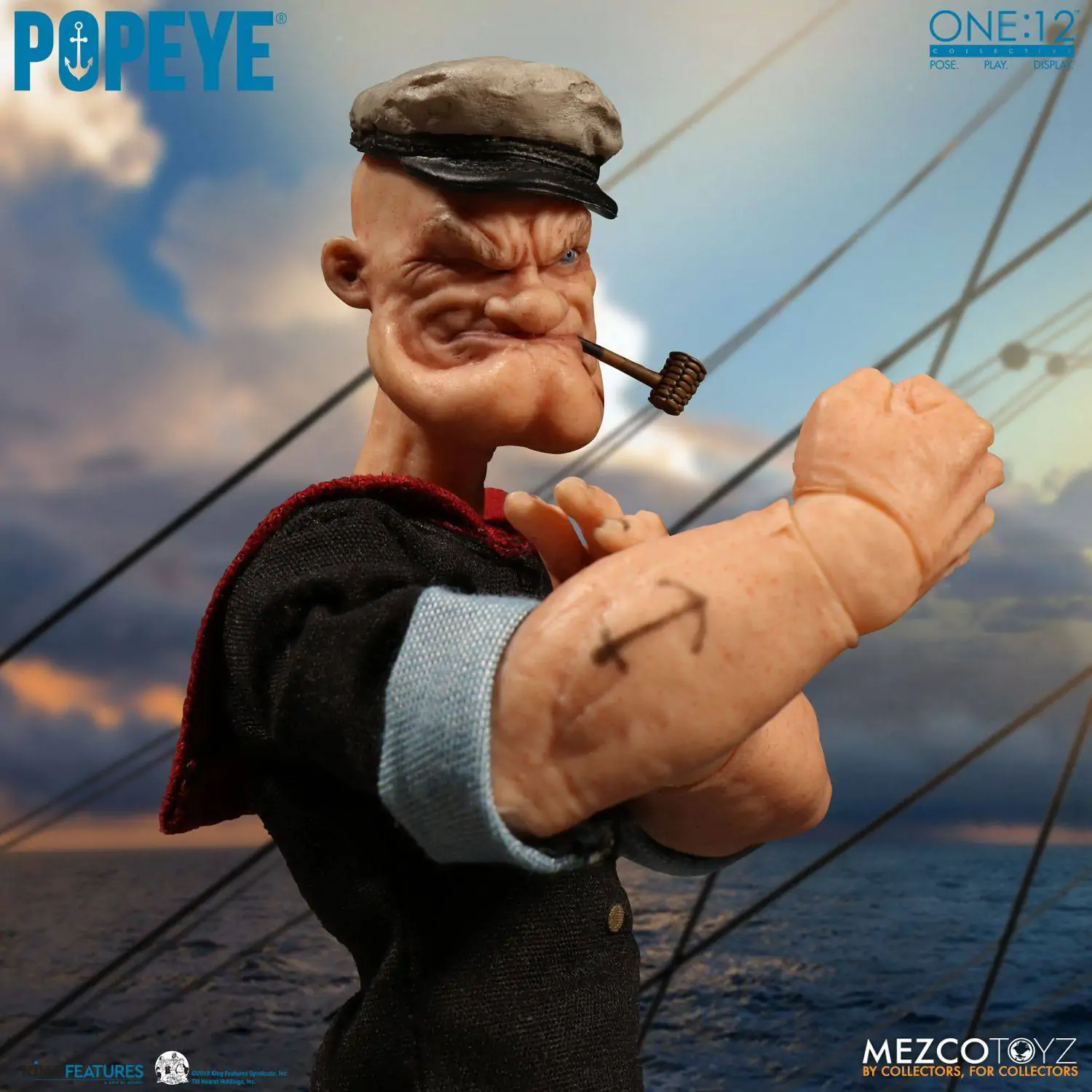 Akčná figúrka Popeye 1/12 Popeye 14 cm produktová fotografia